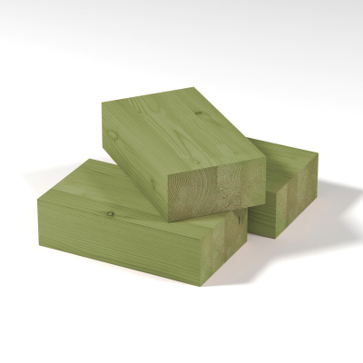 Брус клееный 100х200х6000 строганный сухой сосна Класс АВ