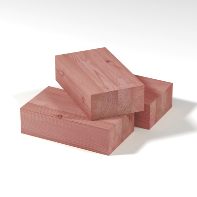 Брус клееный 100х200х6000 строганный сухой сосна Класс АВ