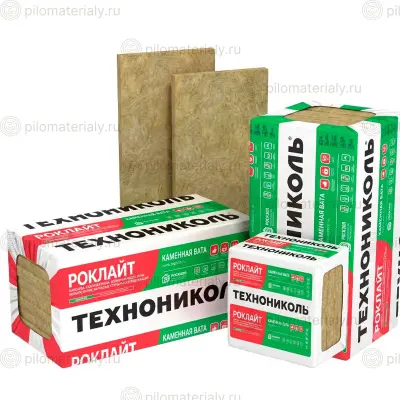 Базальтовые плиты ТЕХНОНИКОЛЬ Техноблок Стандарт 1200х600х50мм (8шт/уп.;5,76м2/уп.;0,288м3/уп)