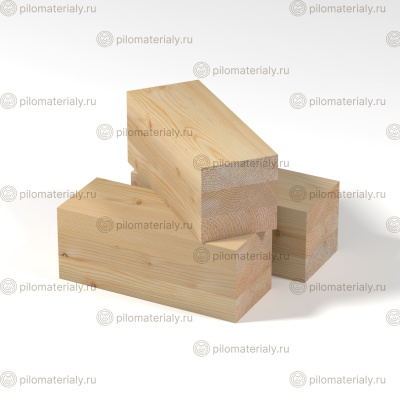 Брус клееный 200х200х6000 строганный сухой хвоя класс АВ