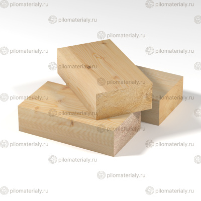 Брус строганный 95х195х6000 сухой хвоя класс АВ
