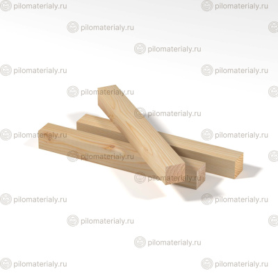 Брусок строганный 50х50х2000 сухой хвоя класс АВ