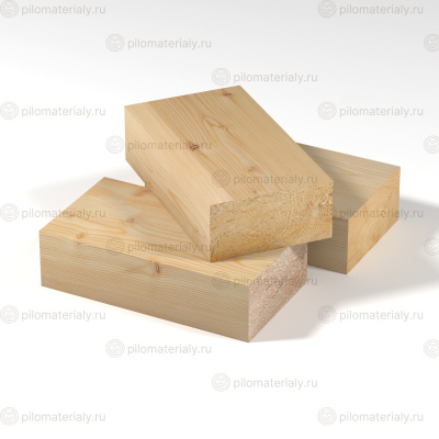 Брус строганный 100х200х6000 сухой сосна Класс АВ