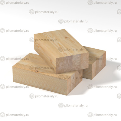 Брус клееный 100х200х6000 строганный сухой хвоя класс АВ