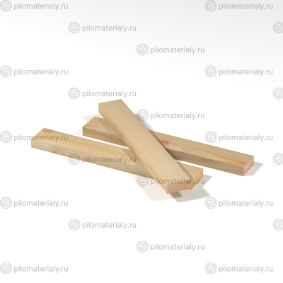 Брусок строганный 20х50х2000 сухой хвоя класс АВ