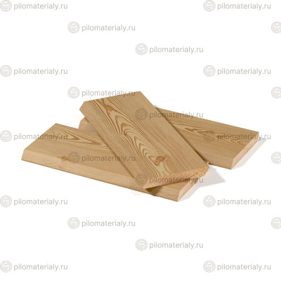 Планкен скошенный 20х140х4000 лиственница класс Прима
