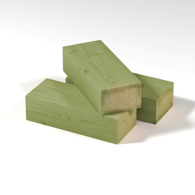 Брус строганный 100х150х6000 сухой сосна Класс АВ