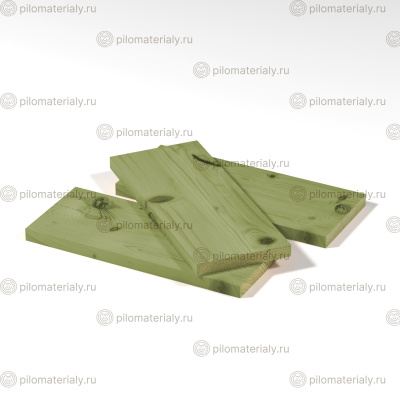 Доска антисептированная 20х145х3000 строганная сухая хвоя класс С