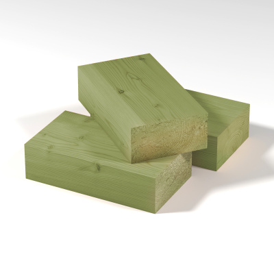 Брус строганный 100х200х6000 сухой сосна Класс АВ